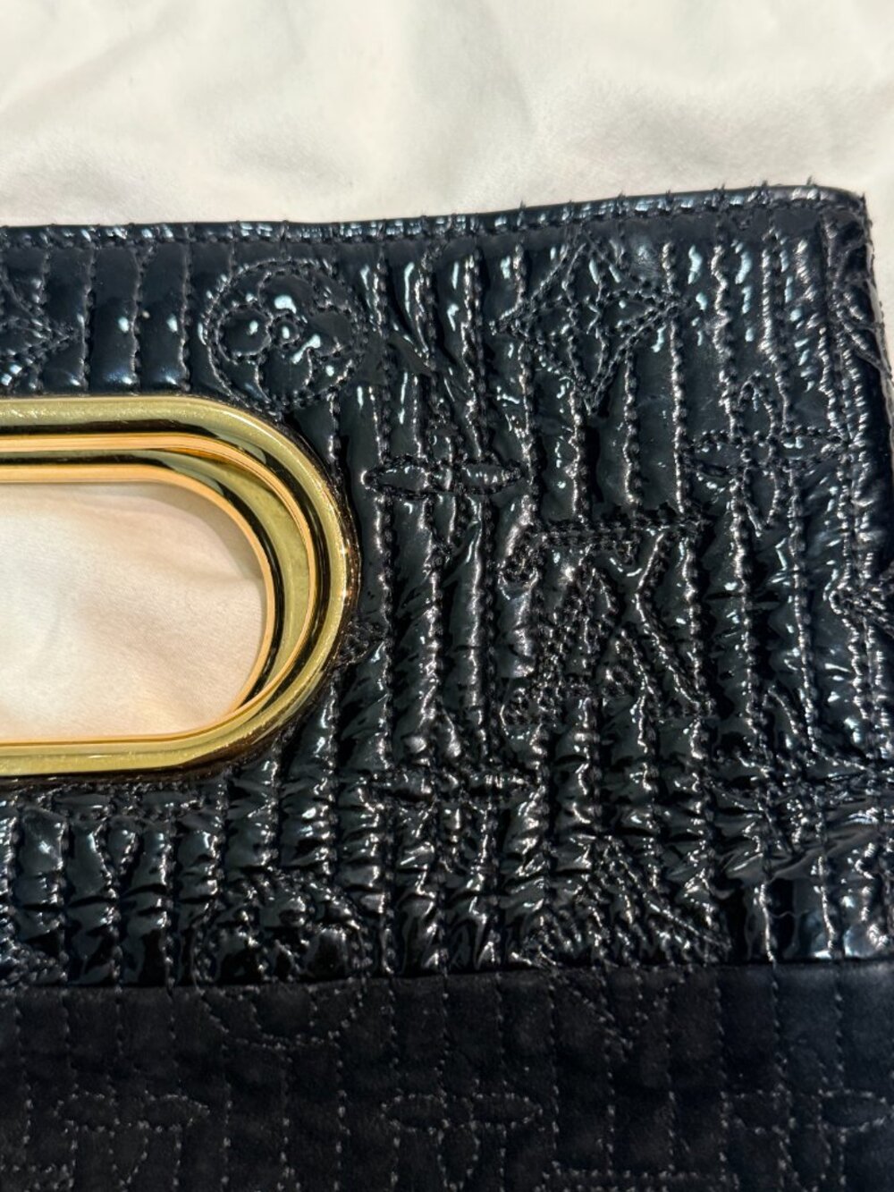 Louis Vuitton Motard Before Dark Monogram Suede Bag Spring Summer 2008 - Picture 6 of 9